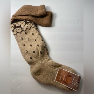 Camel wool blend thermal over the knee socks 35-40 Mongolia